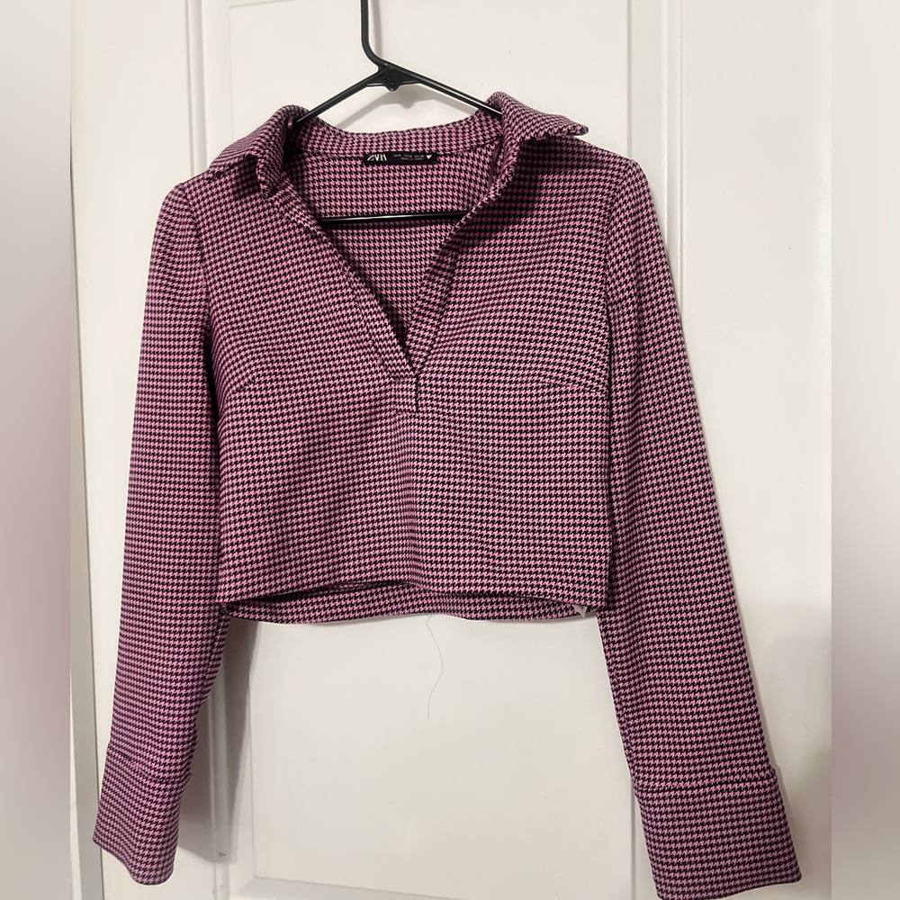 ZARA POLO CROP TOP | small